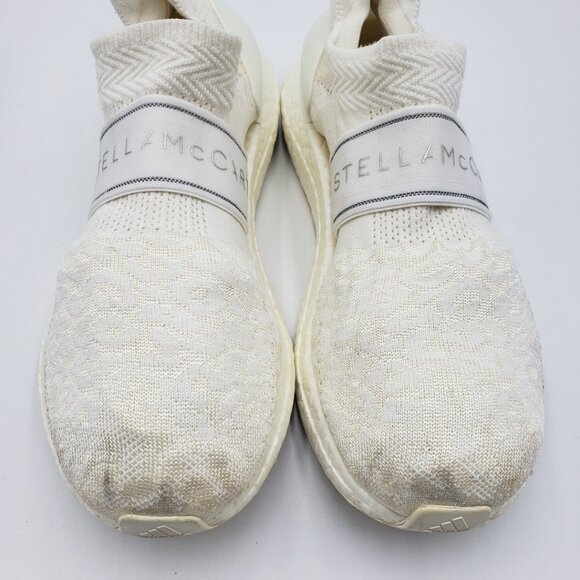 Adidas Stella McCartney Sneakers 8.5 Womens UltraBoost Slip On Athletic Cream - Picture 5 of 12